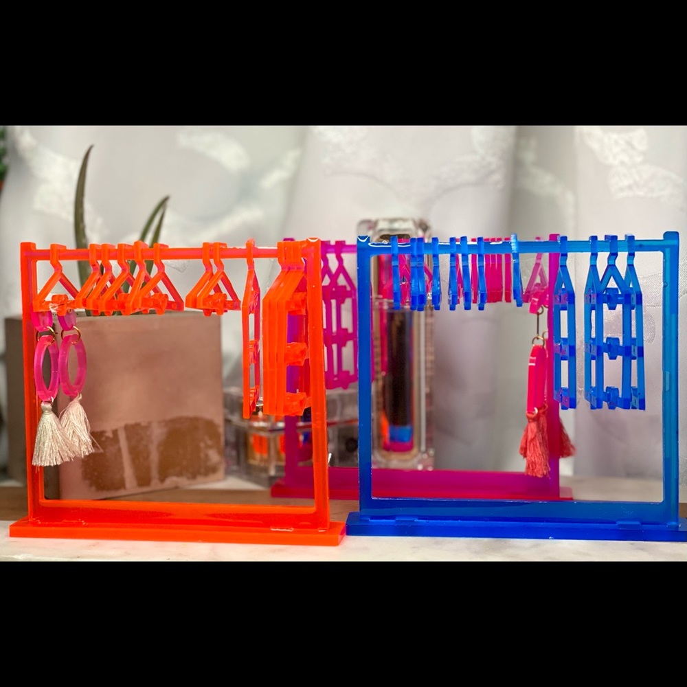 Jewelry Organizer- Earring Rack - Saphire